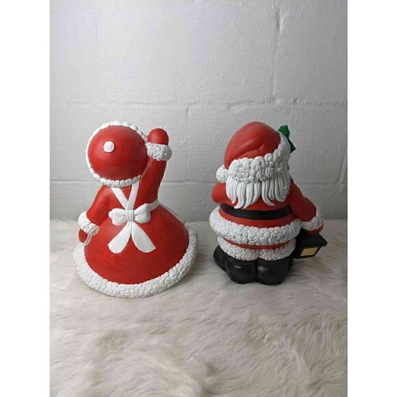 Atlantic Molds Ceramic Santa and Mrs Claus Statue Handmade Figurine to Display i - Picture 12 of 13